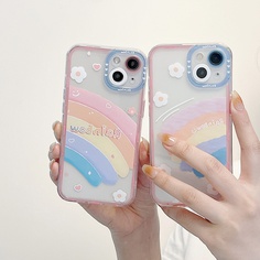 Sweet Rainbow Silica Gel Apple Phone Cases